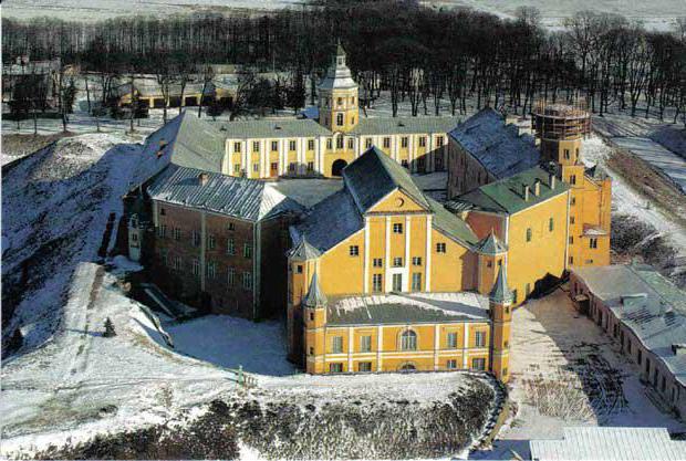 Kde je zámek Nesvizh v Bělorusku