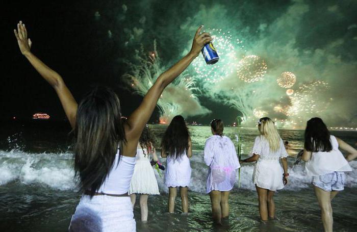 novo leto v praznovanju brazilske tradicije