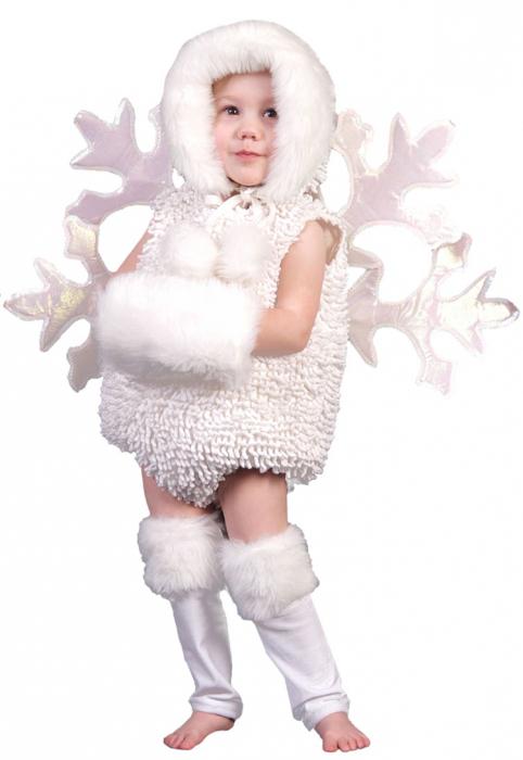Novoroční oblek sněhové vločky