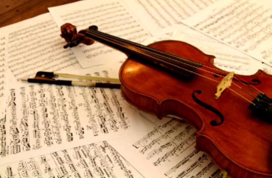 цигулка и ноти