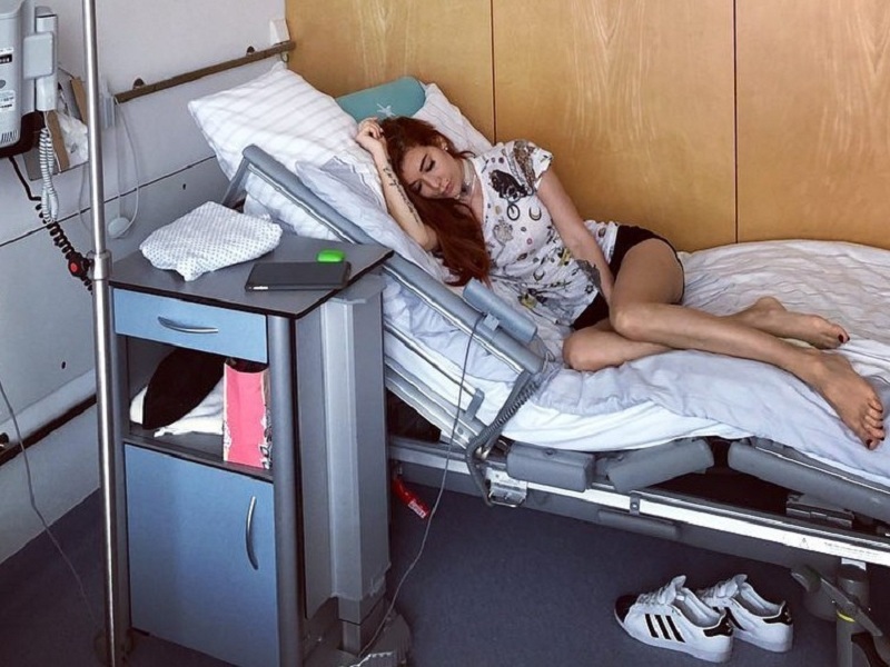Nicole w szpitalu
