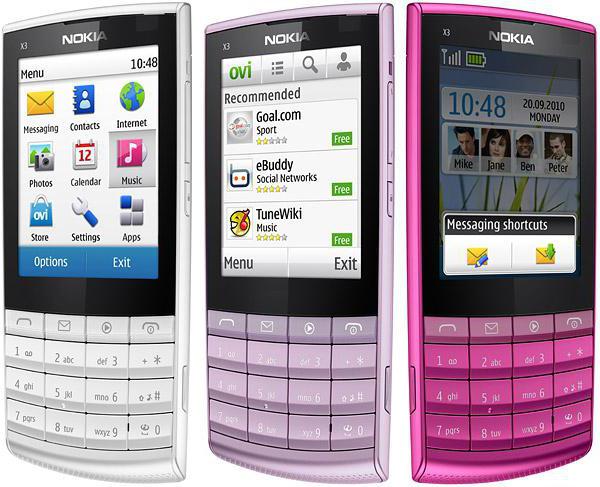 Nokia x3 02