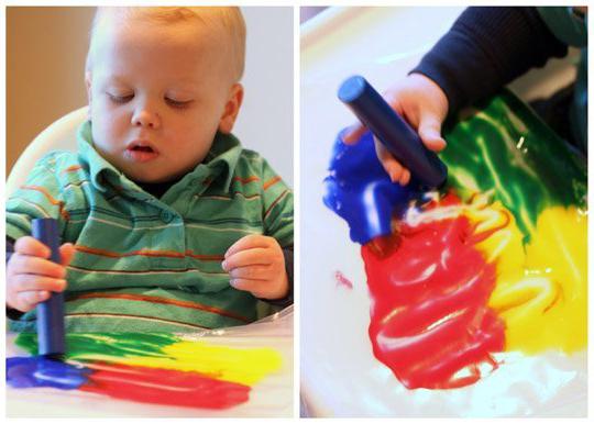 tecniche di pittura non convenzionali nella scuola materna