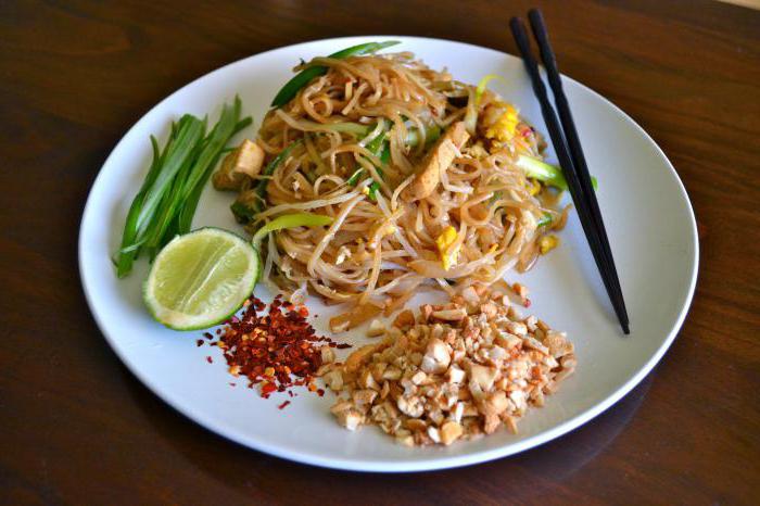 Pad tajlandski recept s fotografijom