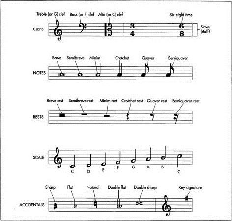 studio della notazione musicale