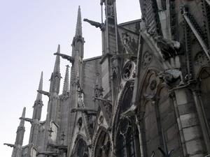 architektura dame paris katedrála