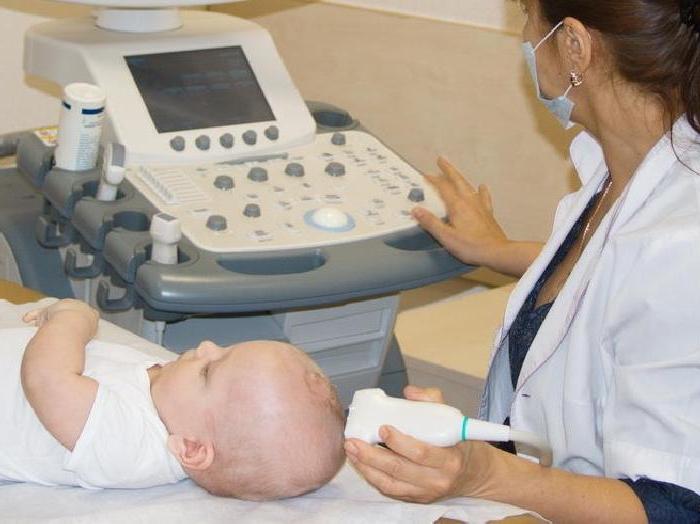 Ултразвукова глава на новородено
