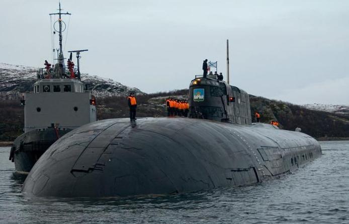 Снимка на руските атомни подводници