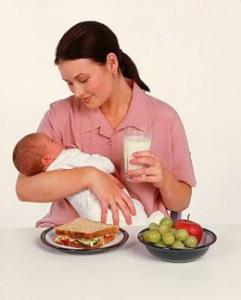 dieta per l'allattamento