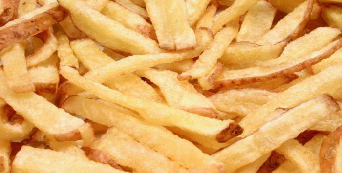valore nutrizionale di patatine fritte