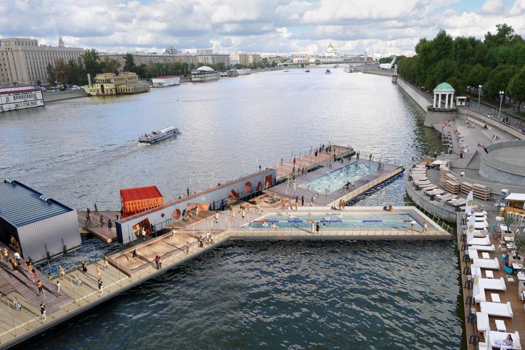 Bazen na reki Moskvi