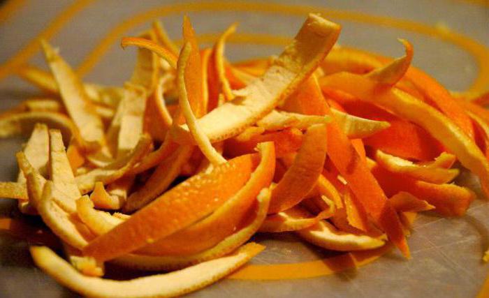 ricette di applicazione a buccia d'arancia essiccata