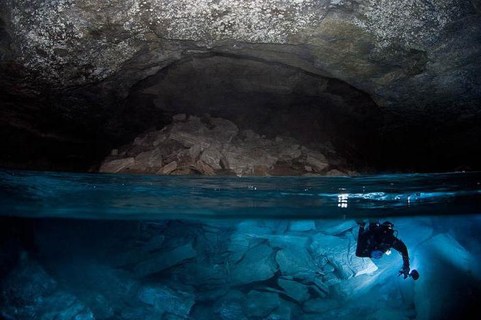 Grotta di Orda regione di Perm