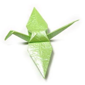 Origami jeřáb