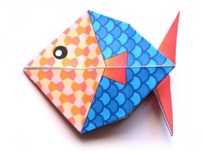 оригами фисх