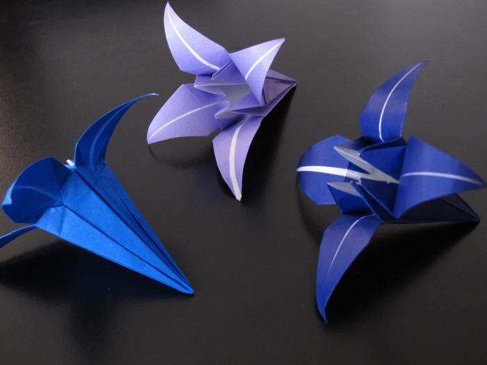 оригами лили