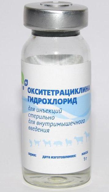Navodila za kunce Oxytetracycline hydrochloride za živali