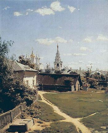 slika Moskva dvorište Polenova
