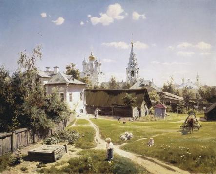 слика Поленова Москва двориште фотографија