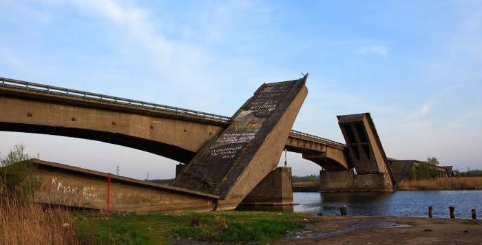 Ponte di Berlino di Palmburgsky Kaliningrad Russia