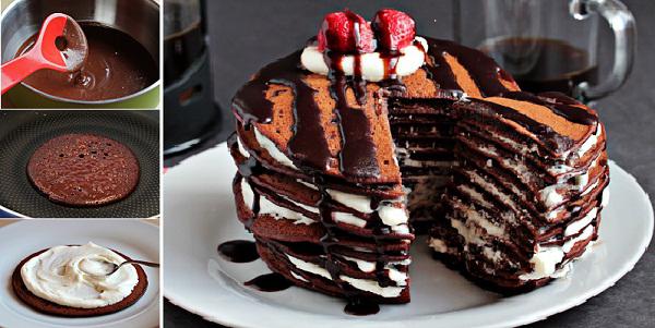 deliziosa torta di pancake