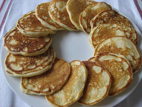 Ricetta americana dei pancake con le foto
