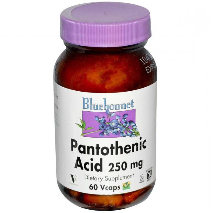 leki na bazie kwasu pantotenowego