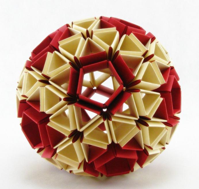 origami žogo