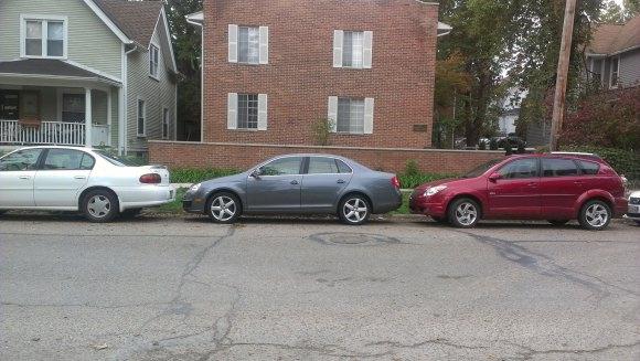způsoby parkování auta