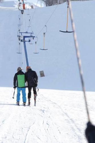 Complesso di sci alpino montagna di ciliegi Saratov