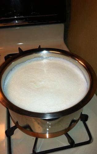 vařte pasterizované mléko