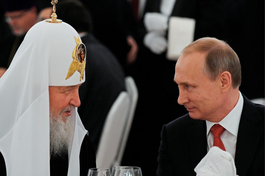Moskovski patriarh in Vladimir Putin