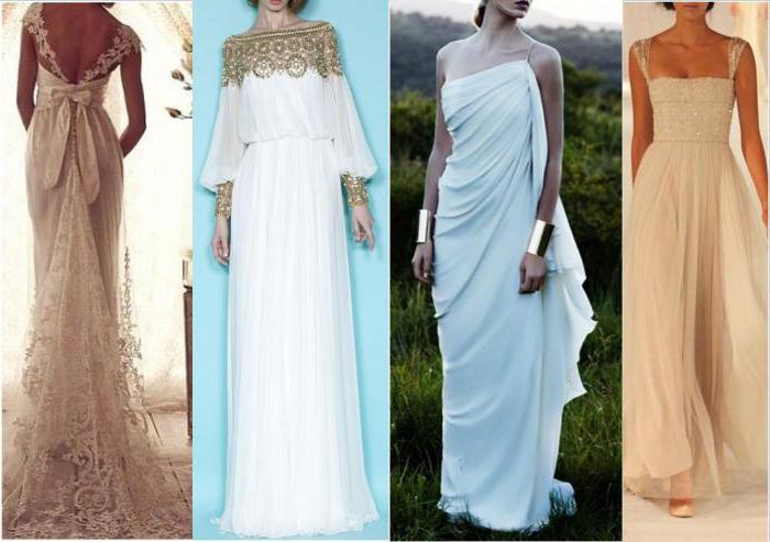 Sukienka w stylu greckim w stylu Burda