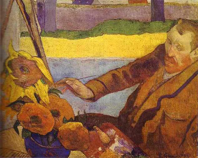 Van Gogh maluje słoneczniki