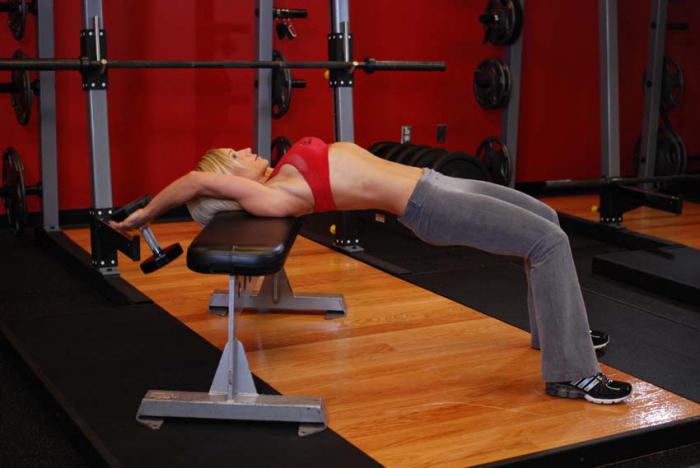esercizi di forza per i muscoli pettorali per le donne