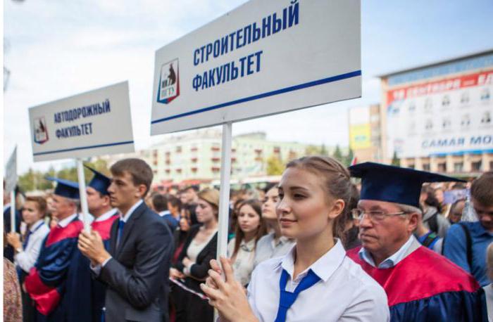 fakultetima Politehničkog sveučilišta u Permu