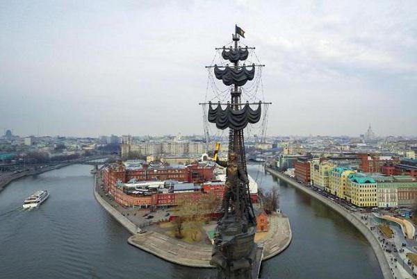 pomnik Piotra 1 w opisie Moskwy