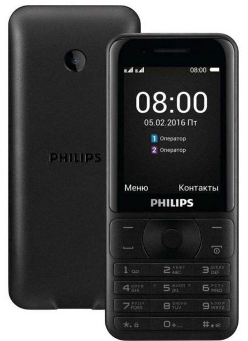 Phillips telefon bez fotoaparátu s výkonnou baterií