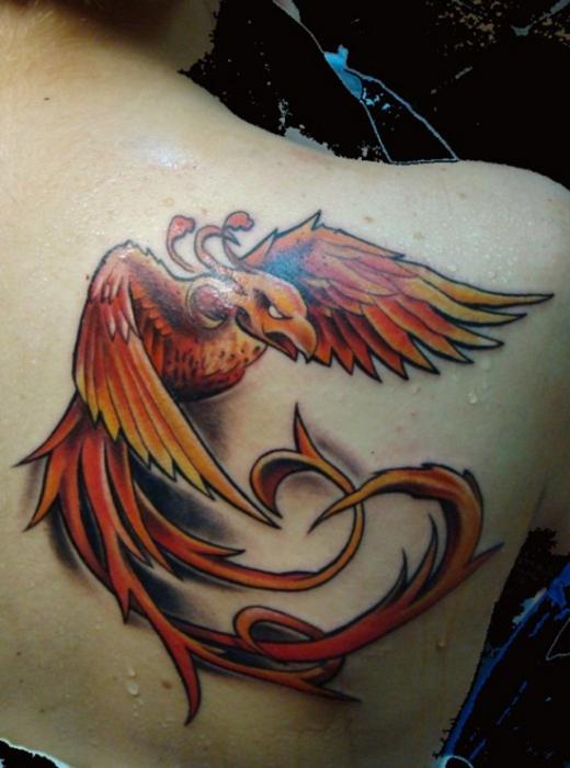 Significato tatuaggio uccello Phoenix