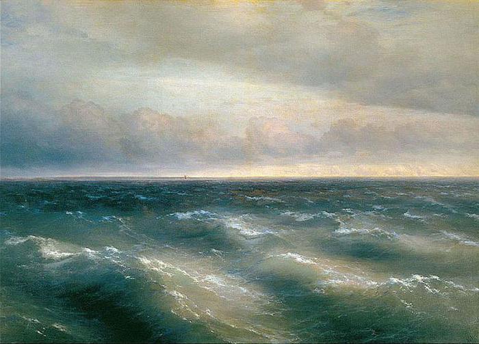 описание на картината на черно море Айвазовски