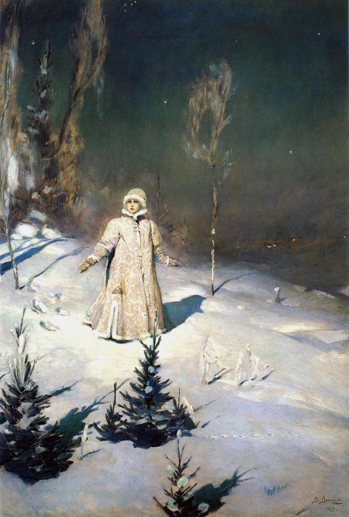Immagini dell'inverno degli artisti russi