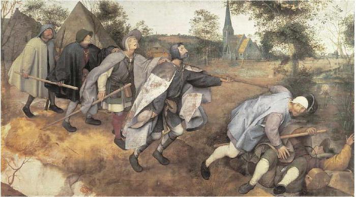 malování slepého peter bruegel staršího