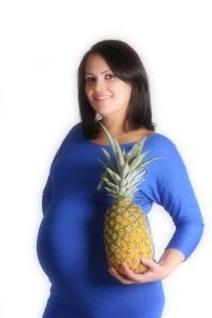 ananas během těhotenství
