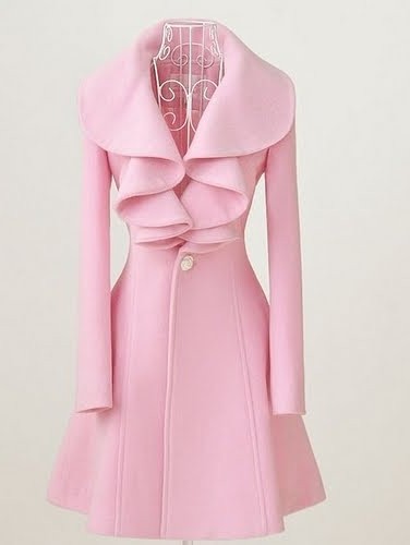 růžový kabát