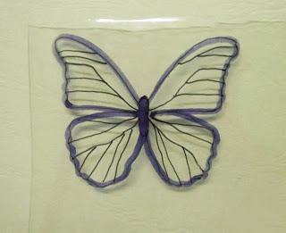 plastové pokyny pro motýlek