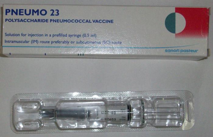 Complicazioni di vaccinazione pneumococcica