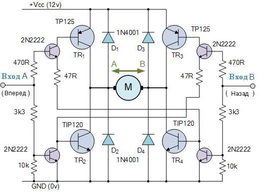 connessione a transistor PNP