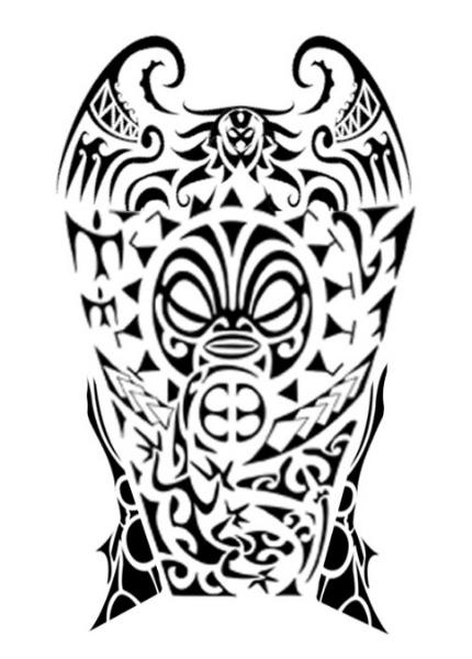 disegni del tatuaggio polinesiano