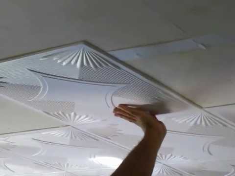 jak lepit pěnové polystyrenové stropy