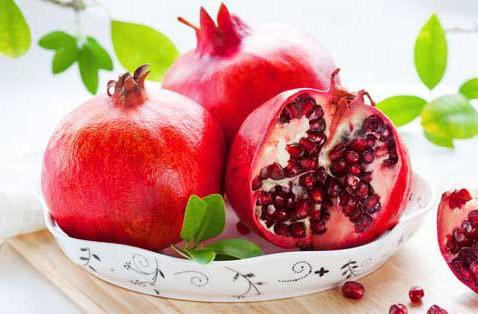 Užitkovými vlastnostmi z granátového jablka